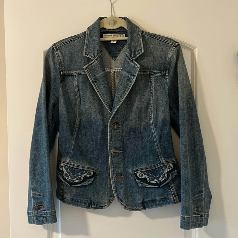Ladies Denim Jacket size M petite